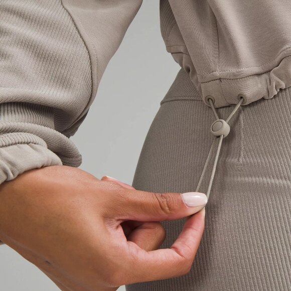 Lululemon Brushed Softstreme Ribbed Half Zip - Picture 4 of 9